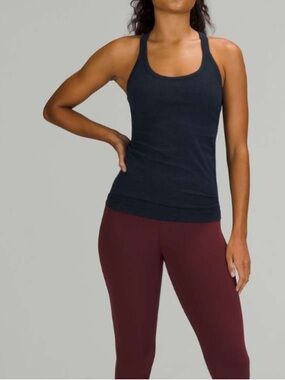 Lululemon Ebb to Street Shelf Bra Tank Top Light Support size 4 # W1AX1S